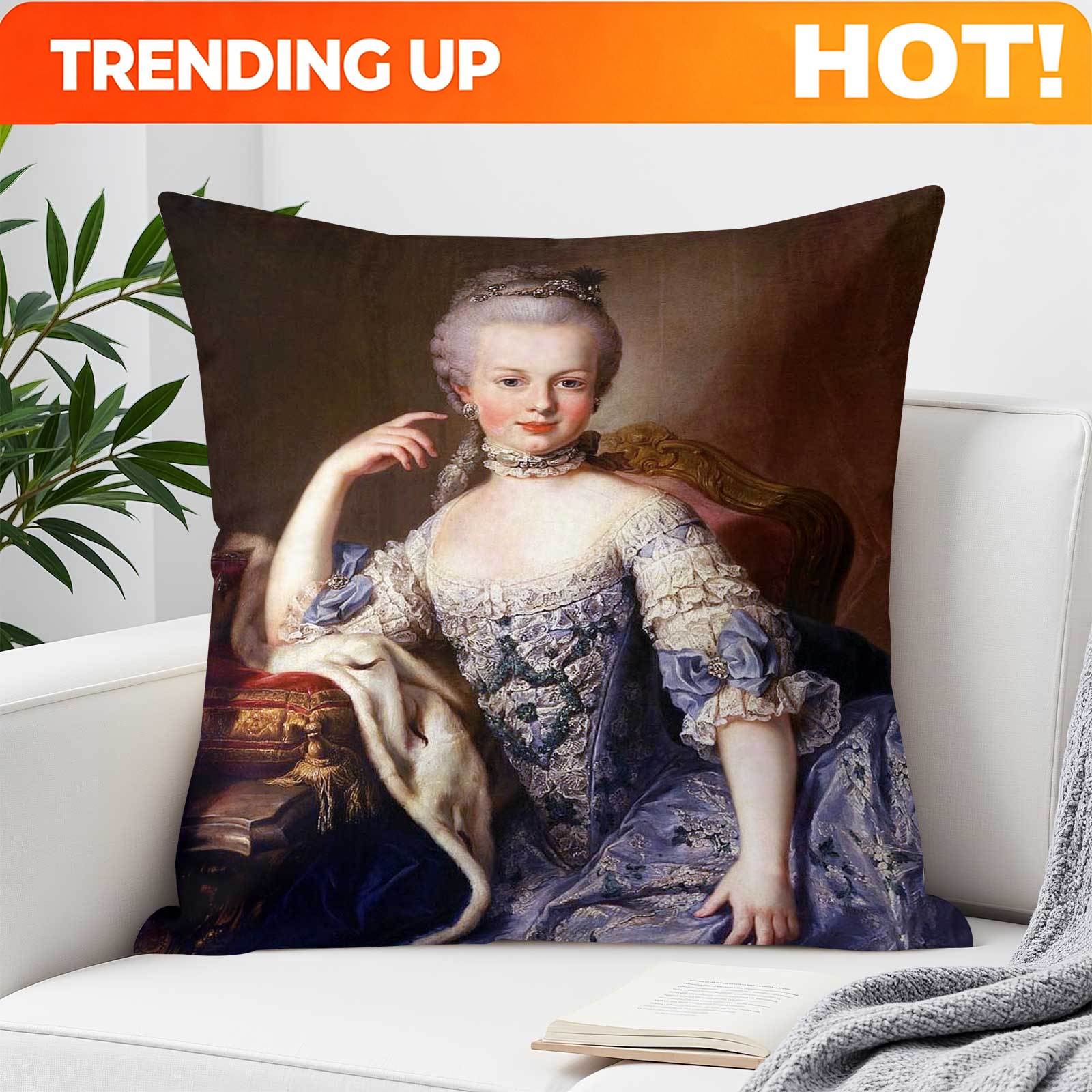 Throw Pillow - Sesuaikan Satu Sarung Bantal Hias Persegi