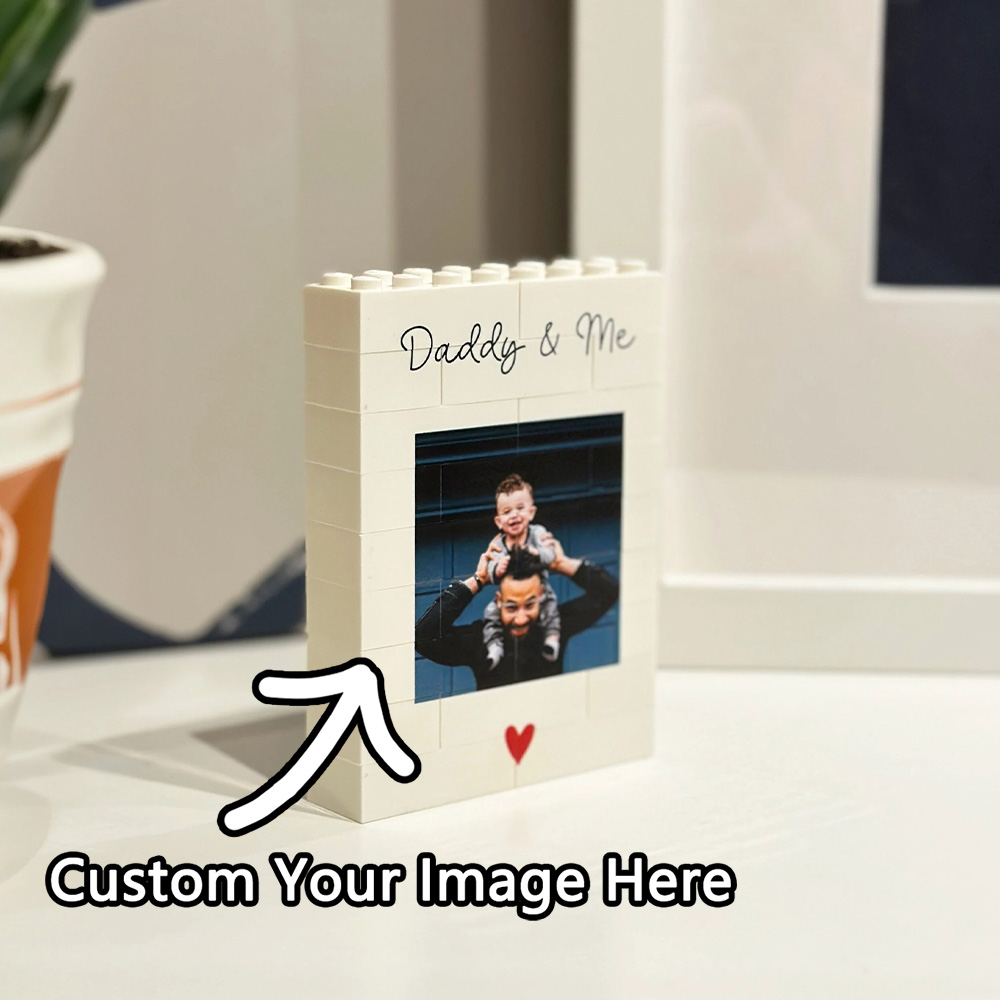 Picture Frame - Hadiah Foto Blok Bangunan Ayah &
