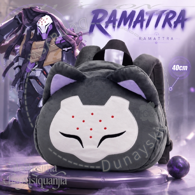Throw Pillow - RAMATTRA Fanart Anime Lucu Tas Wajah