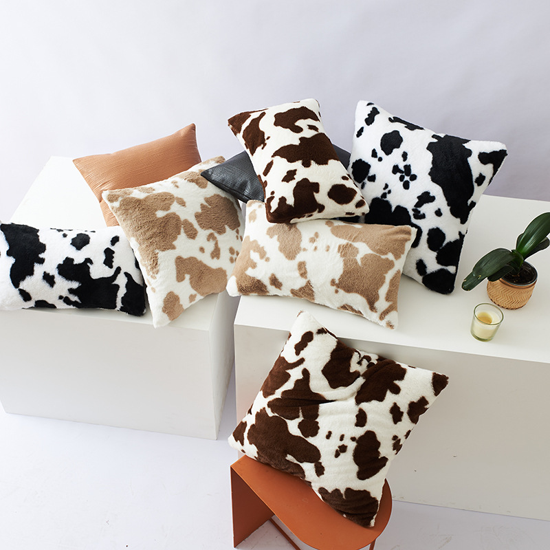 Throw Pillow - Sarung Bantal Hias Lembut, Bentuk Persegi,