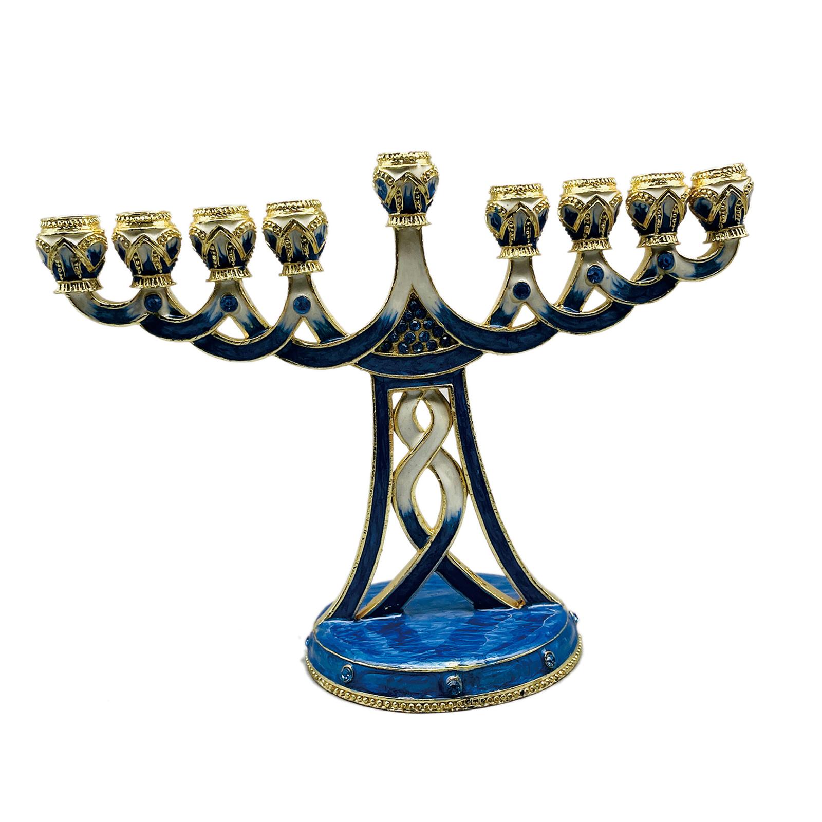 Lilin Hias Menorah Berenamel,  - Candle Holder Decor ulasan dan harga