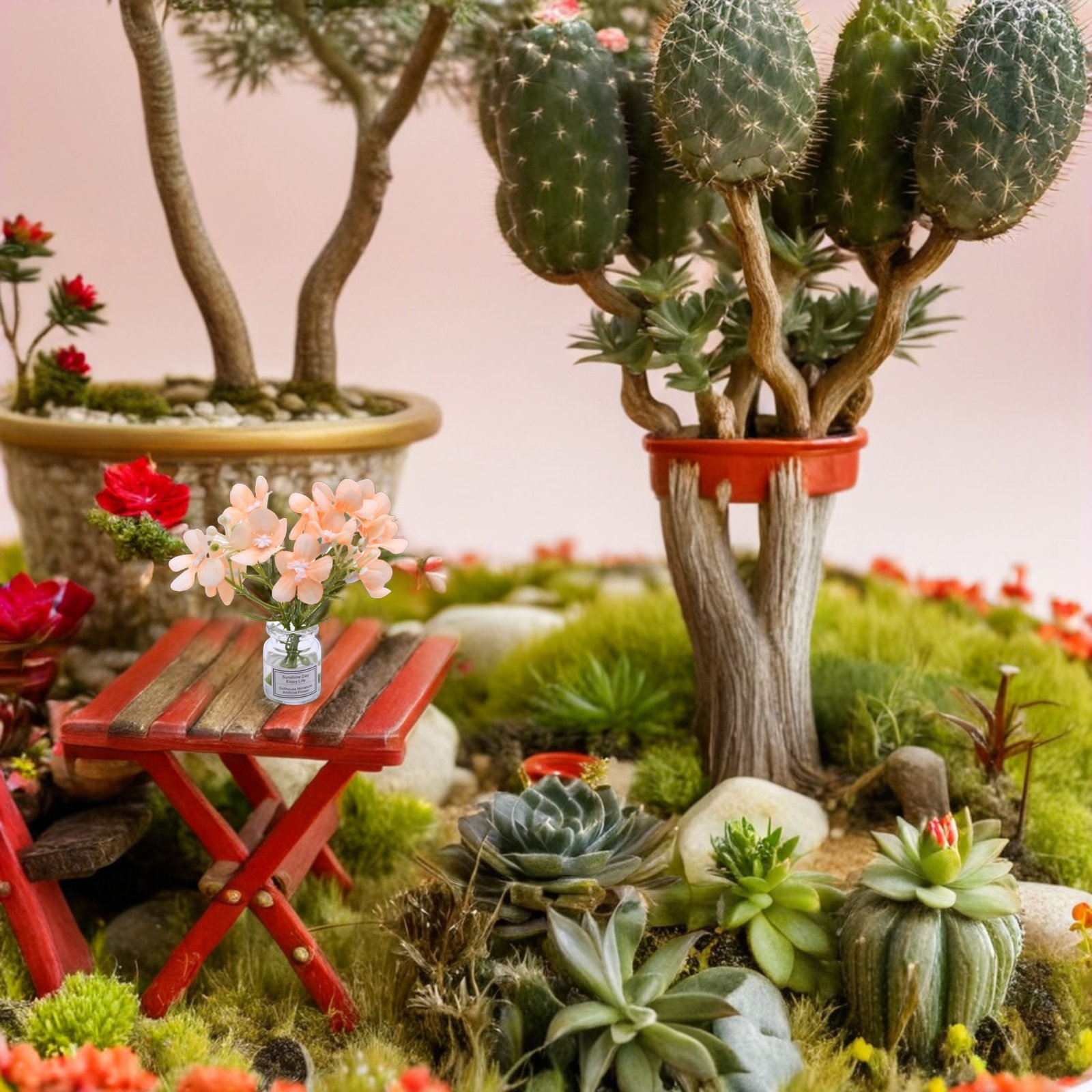3 Buah Vas Bunga, Aksesori Dek - Vase Decor ulasan dan harga
