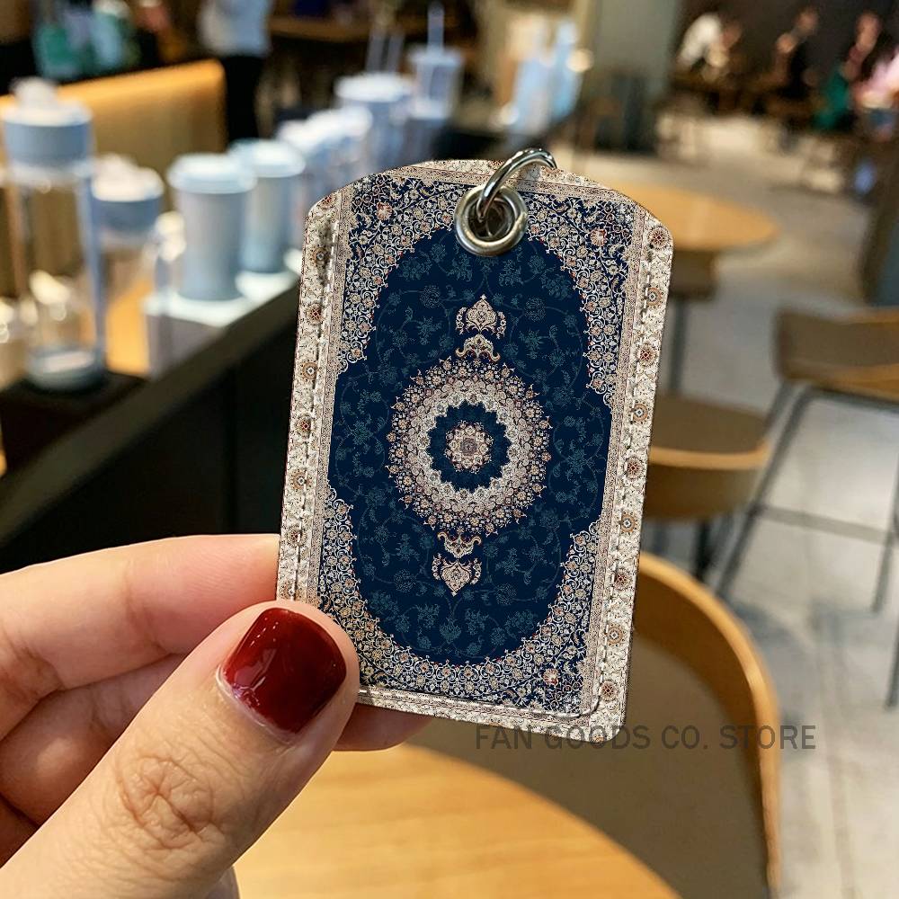 Gantungan Kunci Kulit PU Motif - Area Rug ulasan dan harga