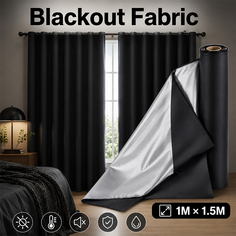 Kain Blackout Berlapis Perak H - Curtain Curtain ulasan dan harga