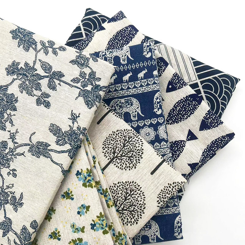 Kain Campuran Katun Linen Moti - Curtain Curtain ulasan dan harga