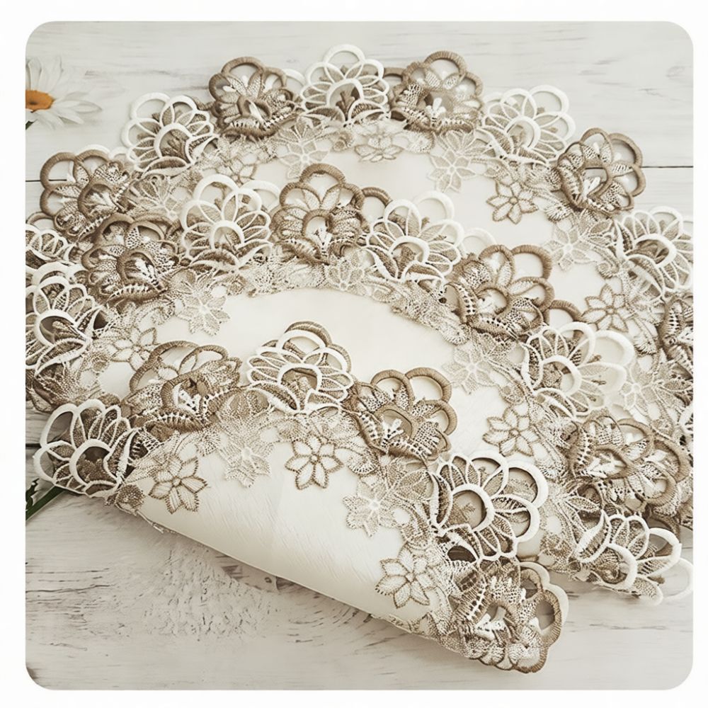 Taplak Meja Bordir Berbentuk L - Table Runner ulasan dan harga