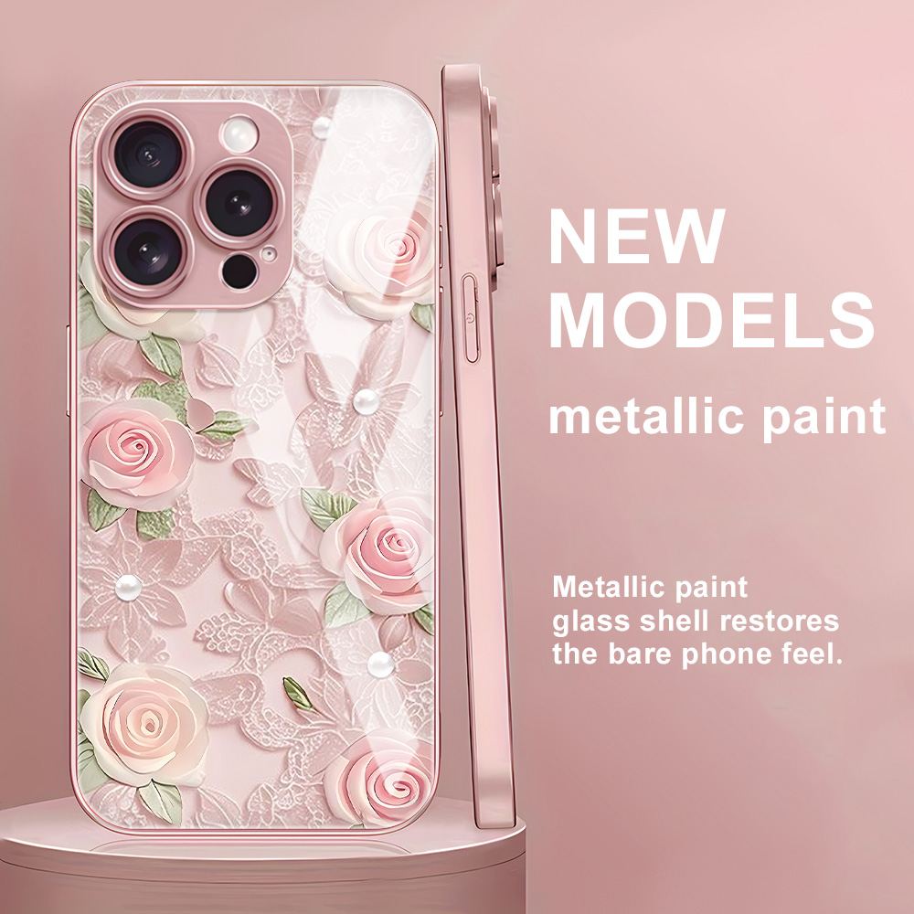 Casing Kaca Tempered Motif Bun - Vase Decor ulasan dan harga