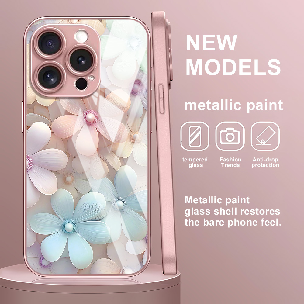 Casing Kaca Tempered Motif Bun - Vase Decor ulasan dan harga