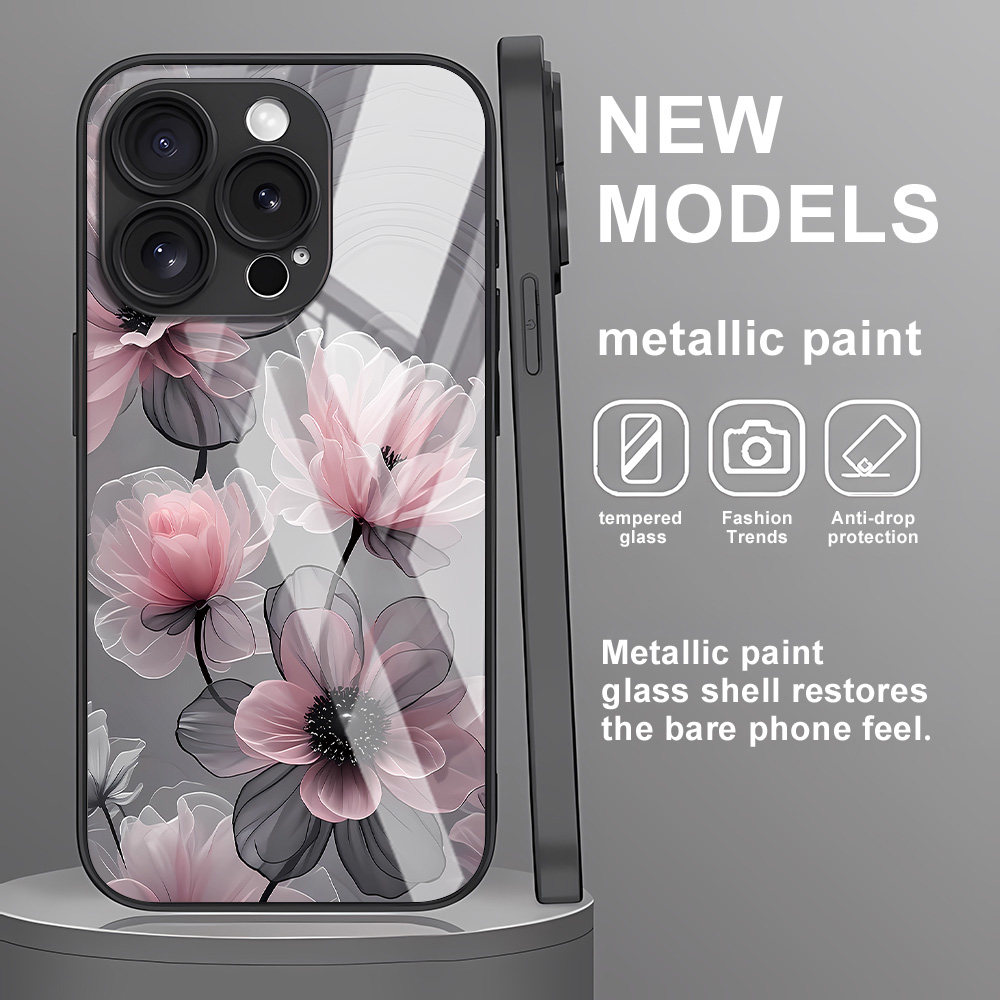 Casing Kaca Tempered Motif Bun - Vase Decor ulasan dan harga