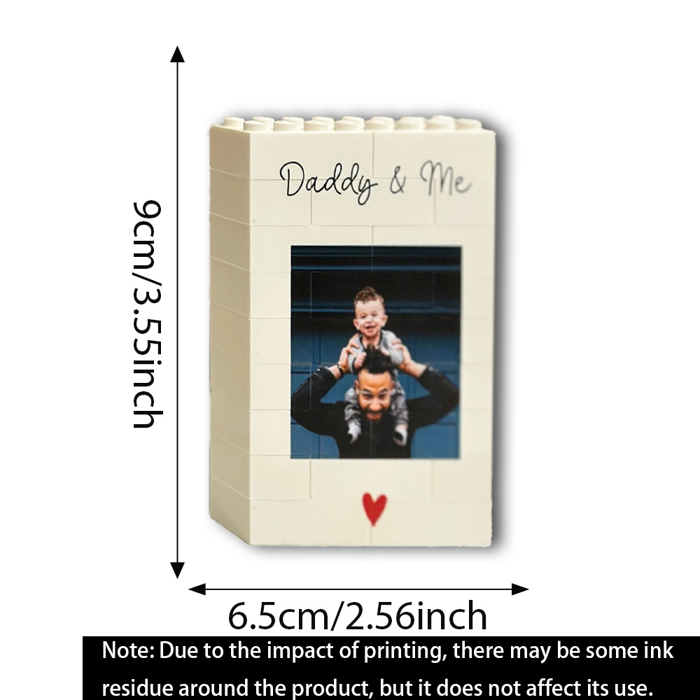 Hadiah Foto Blok Bangunan Ayah - Picture Frame ulasan dan harga