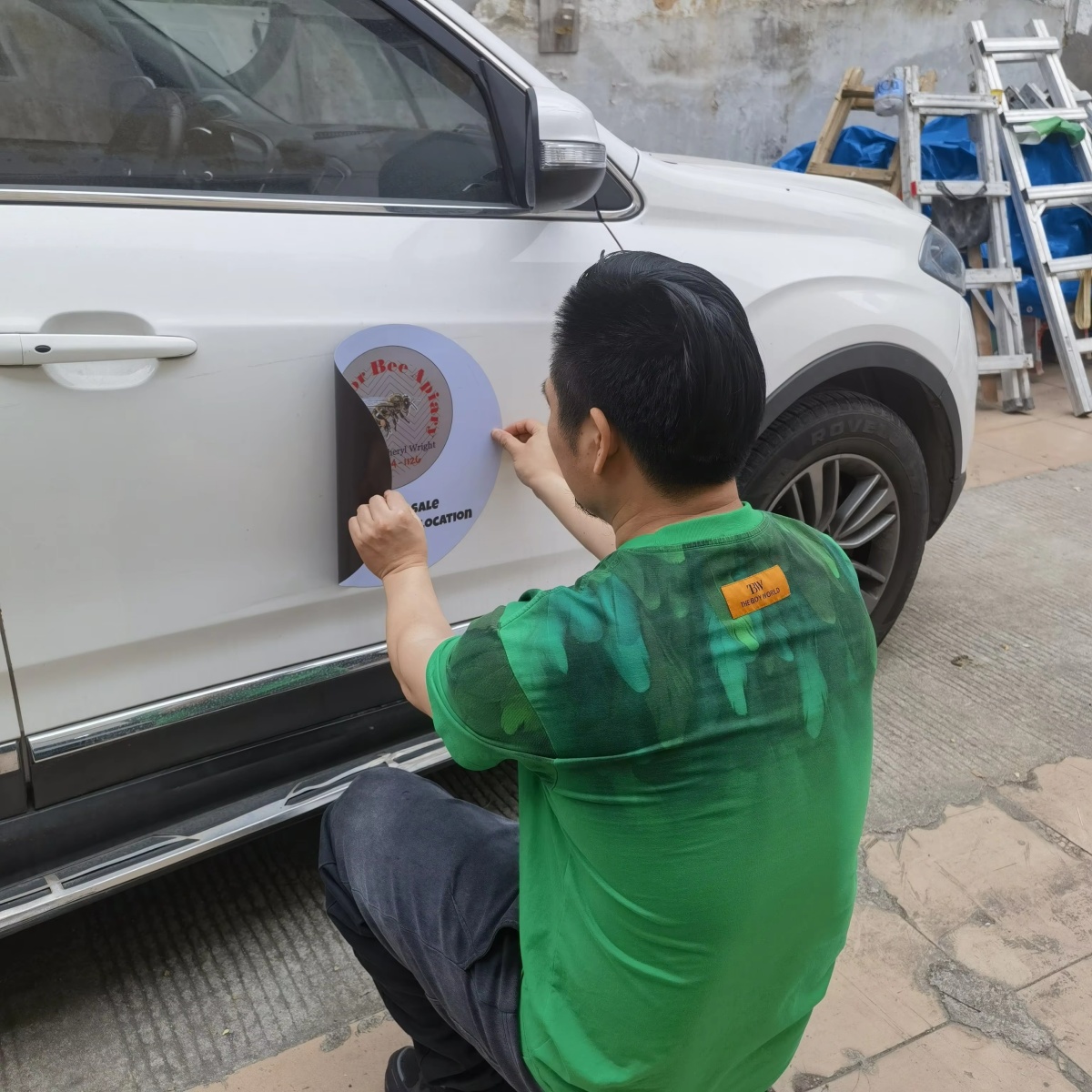 Stiker Mobil Magnetik yang Dap - Wall Sticker ulasan dan harga