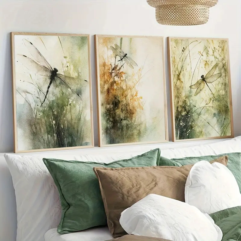 3Pcs/Set Lukisan Kanvas Tanama - Abstract Canvas Set ulasan dan harga