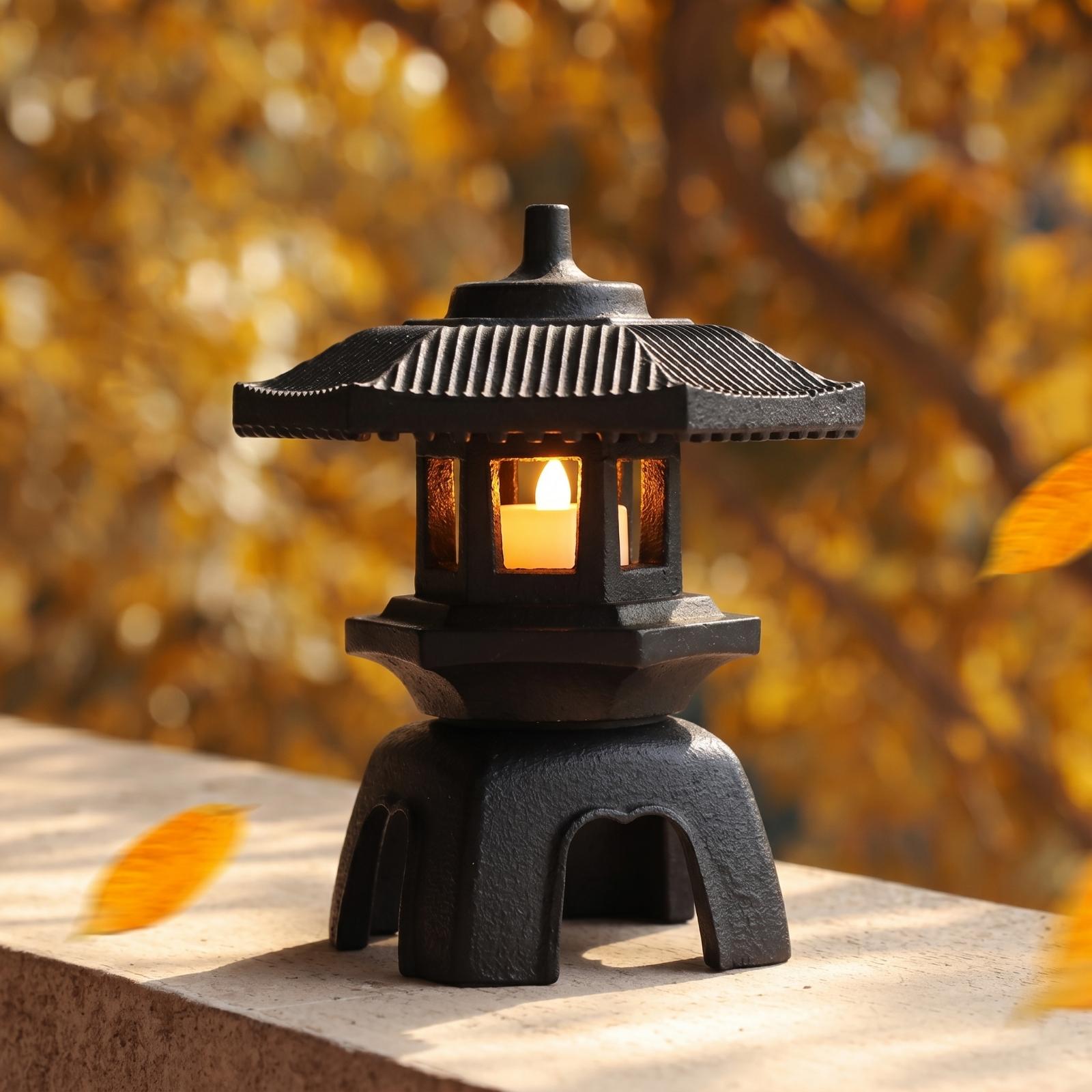 Lampu Meja dari Besi Cor, Temp - Candle Holder Decor ulasan dan harga