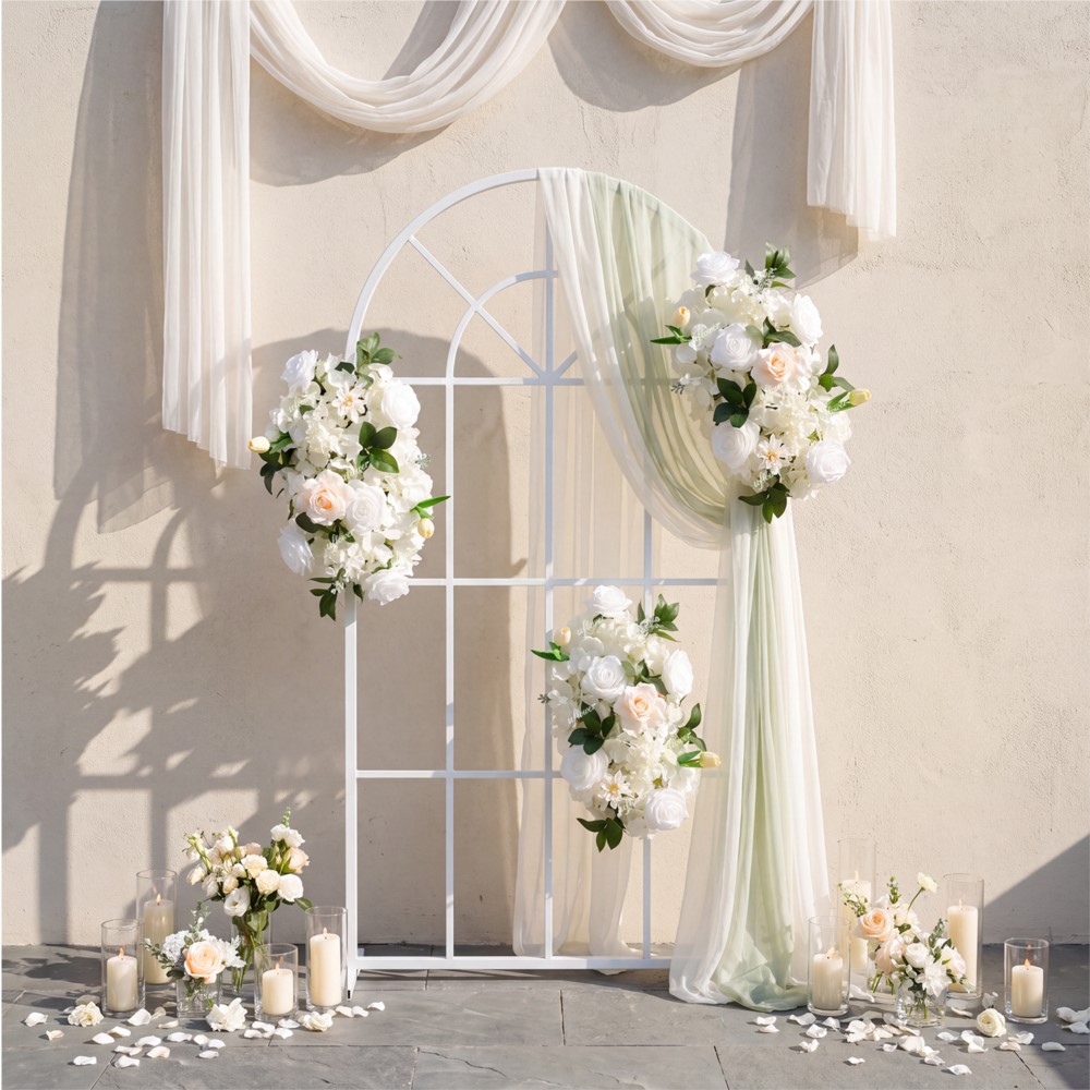 Rangkaian Bunga Mawar Hijau Uf - Table Runner ulasan dan harga