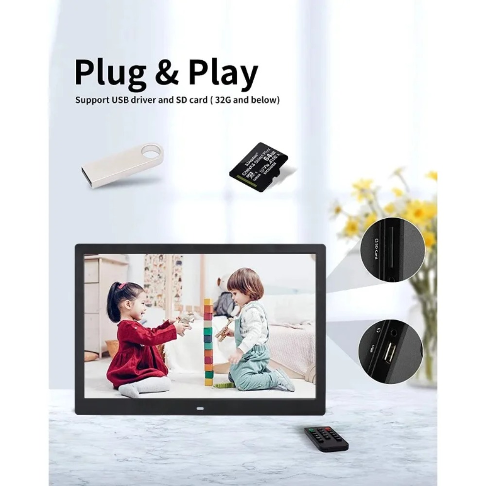 Bingkai Foto Digital 15 Inci,  - Picture Frame ulasan dan harga