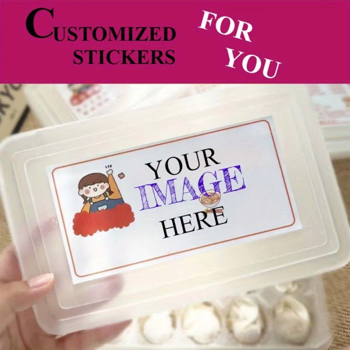 Stiker Persegi Panjang Kustom  - Wall Sticker ulasan dan harga