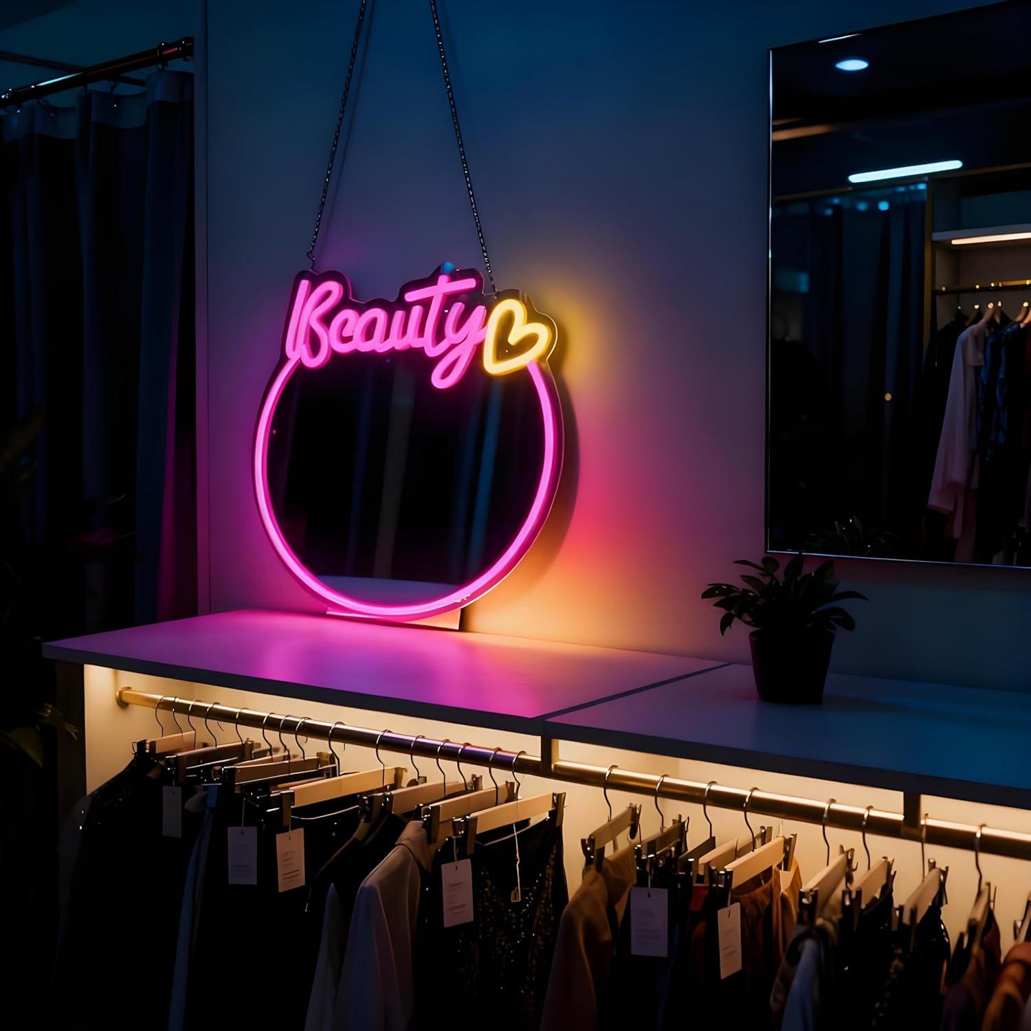 Lampu LED Neon yang Dapat Dire - Decorative Mirror ulasan dan harga
