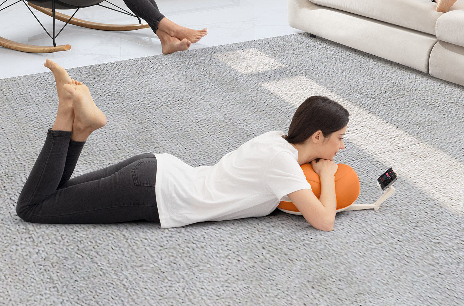 Penyangga ponsel/tempat tablet - Throw Pillow ulasan dan harga